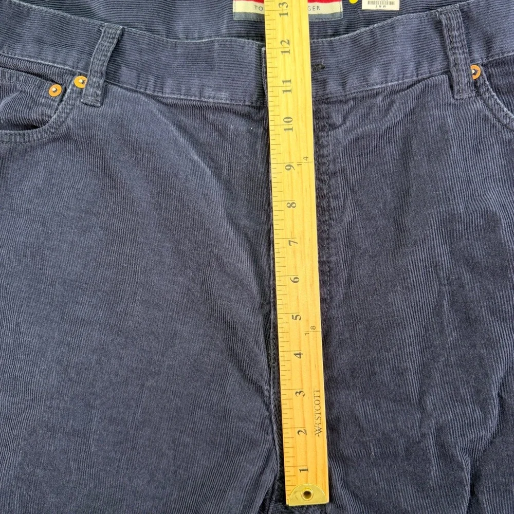 Tommy Hilfiger Pants Mens 40x30 (Fits 41x28) Blue Corduroy Straight Leg‎